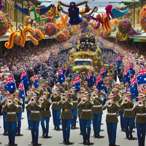 The Queen’s Birthday Parade - Australia Painting Diamond Kit