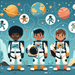 Space Adventure Quest Paint By Color