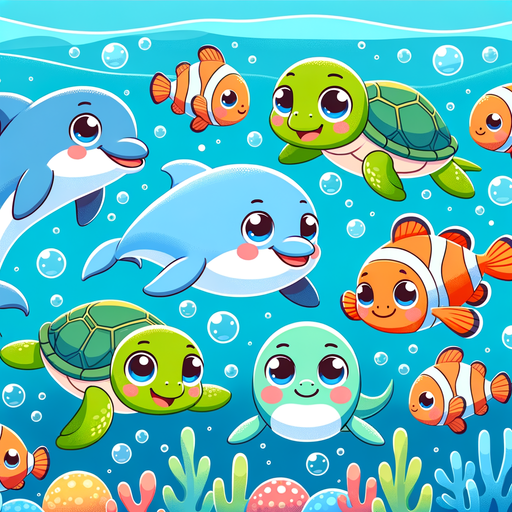 Ocean Friends Discovery Diamond Painting