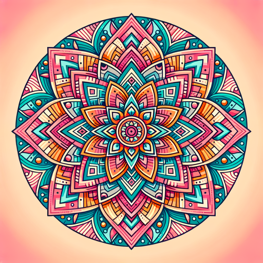 Colorful Mandala Harmony Paint By Diamonds Kits