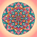 Colorful Mandala Harmony Paint By Diamonds Kits