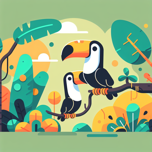 Tropical Toucan Party Diamonded Painting Kits
