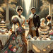 Victorian Elegance Afternoon Tea Painting Diamond Kit
