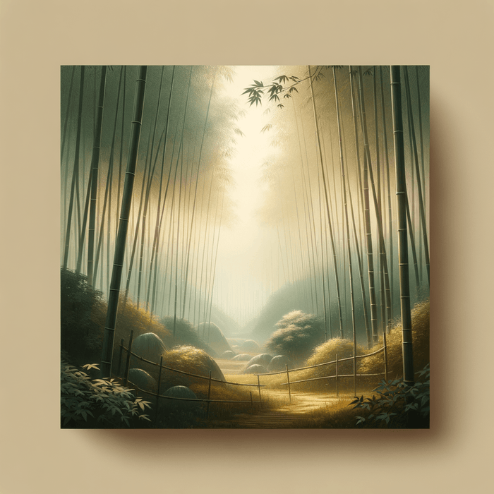 Tranquil Bamboo Grove Paint By Diamonds Art