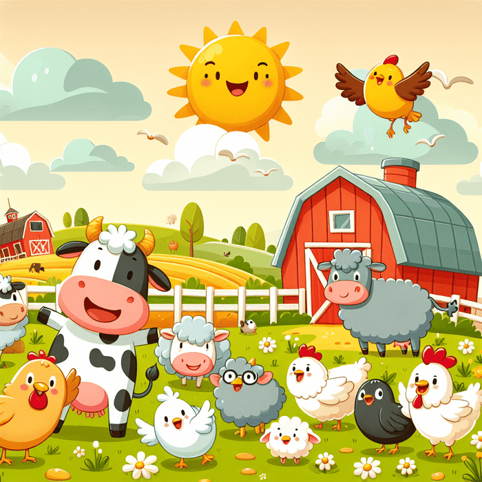 Funny Farmyard Friends DIY Paint By Diamonds