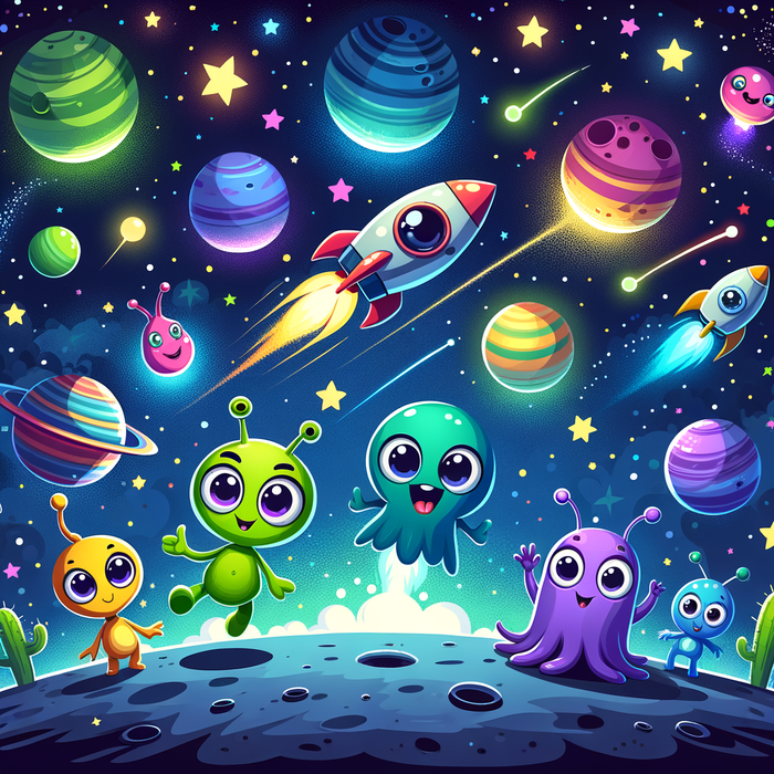 Outer Space Exploration Diamonded Painting Kits