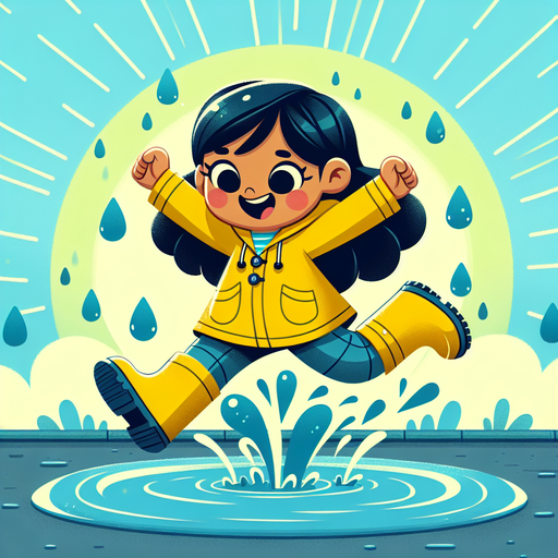 Sunny Raincoat Diamond Painting