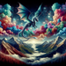 Mystical Dragon Encounter Painting By Diamonds Kit