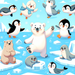 Adorable Arctic Animals Paint By Color