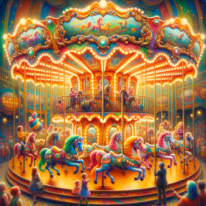 Magical Carousel Paint By Color