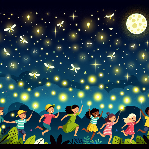 Firefly Night Adventure Painting Diamond Kit
