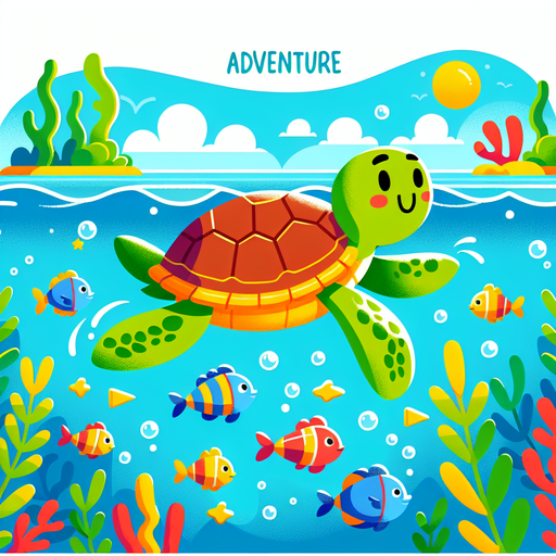 Adventure Turtle Painting By Diamonds Kit