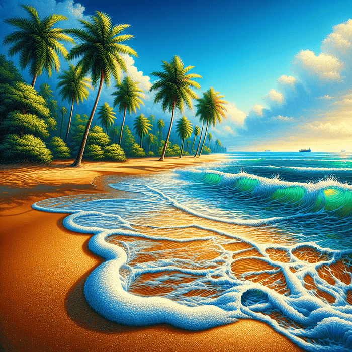 Tranquil Oasis Painting Diamond Kit