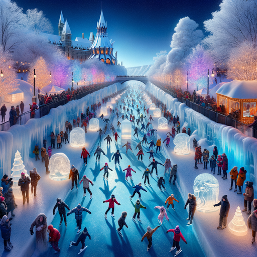 Winterlude Festival - Canada Paint By Color