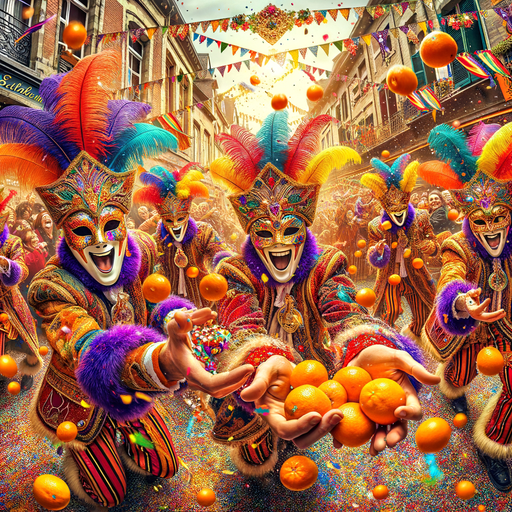 Carnival Of Binche - Binche Painting By Diamonds Kit