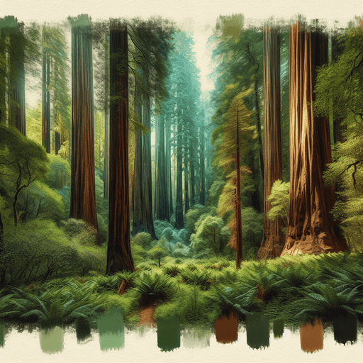 Majestic Redwoods Diamond Painting