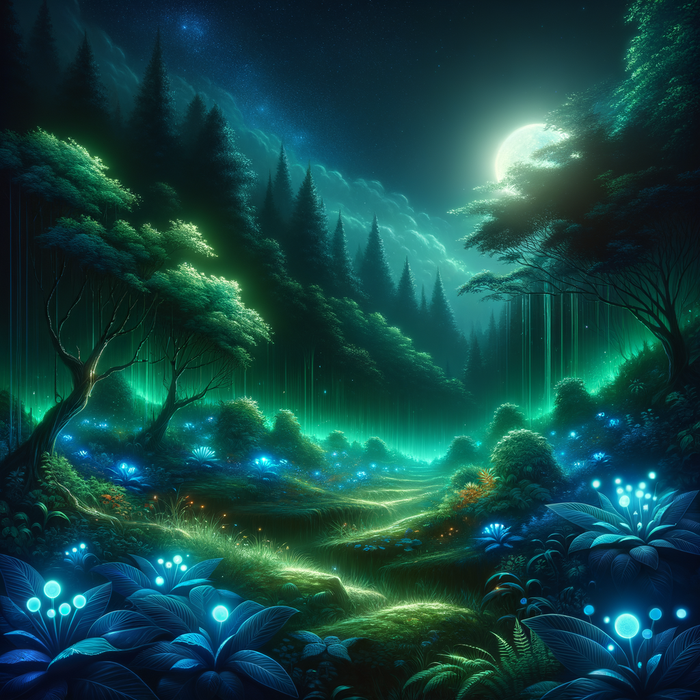 Mystic Forest Glow Painting Diamond Kit