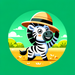 Safari Adventure Zebra Paint By Color