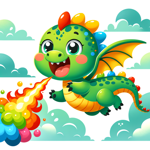 Charming Dragon Paint By Color