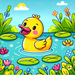 Sunny Day Duck Diamonded Painting Kits