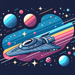 Galactic Starship Expedition Paint By Diamonds