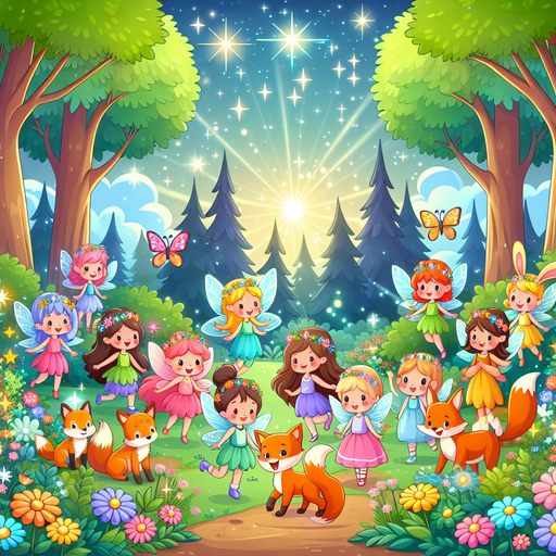 Adventure Through The Enchanted Woods Diamond Painting