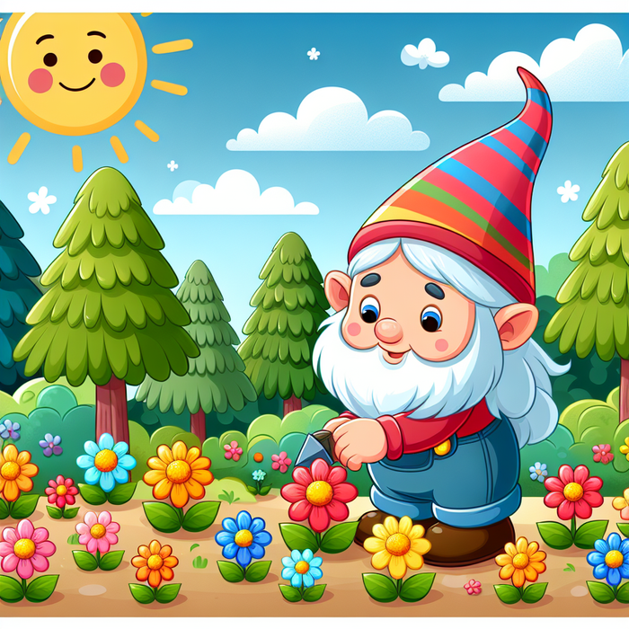 Magical Forest Gnome Paint By Diamonds