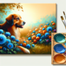 Loyal Dog Companions Painting By Diamonds Kit