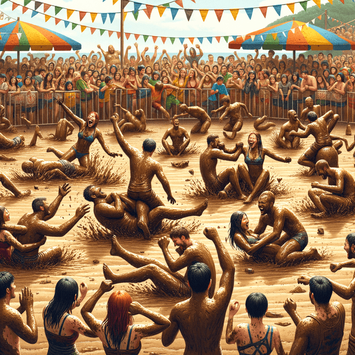 Boryeong Mud Festival - South Korea Diamonded Painting Kits