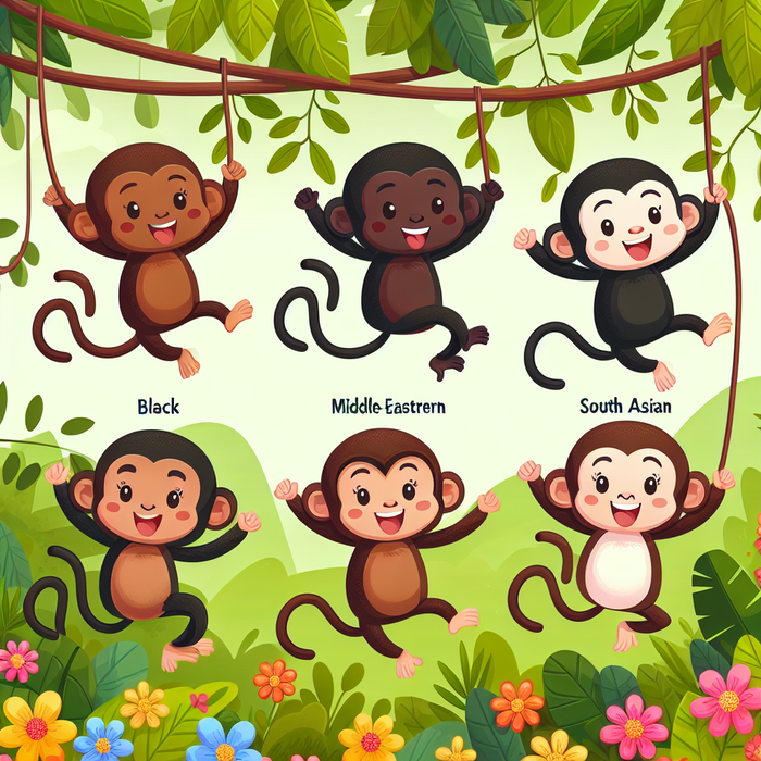 Jungle Monkey Fun DIY Paint By Diamonds