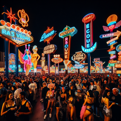 Las Vegas Neon Museum Boneyard Bash - Las Vegas DIY Paint By Diamonds