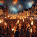 Guy Fawkes Night - Lewes Paint By Color