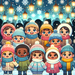 Winter Festival Of Lights DIY Paint By Diamonds