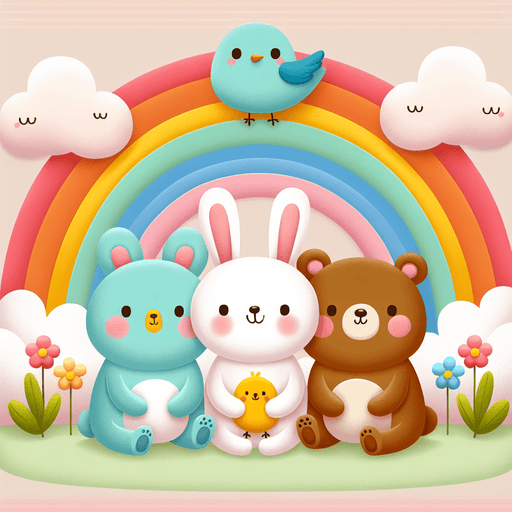 Rainbow Pals Paint By Diamonds Kits