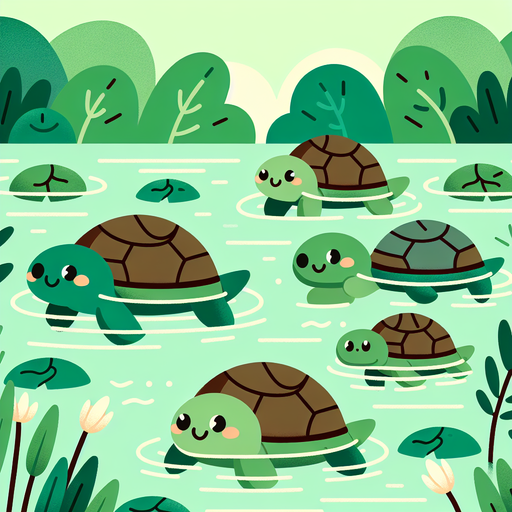 Tranquil Turtle Pond Paint By Diamonds