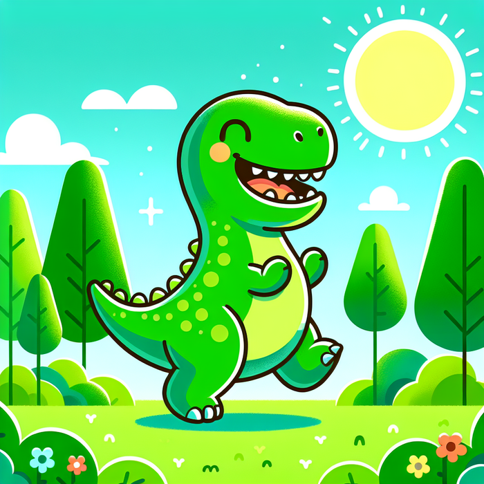 Sunny Dinosaur Diamond Painting