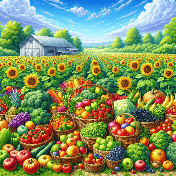 Joyful Farm Harvest Diamonded Painting Kits