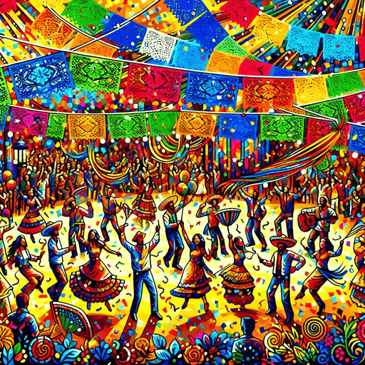 Vibrant Fiesta Painting Diamond Kit