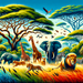 Adventurous Safari Expedition Paint By Diamonds Art