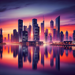 Urban Chic Skyline Painting Diamond Kit