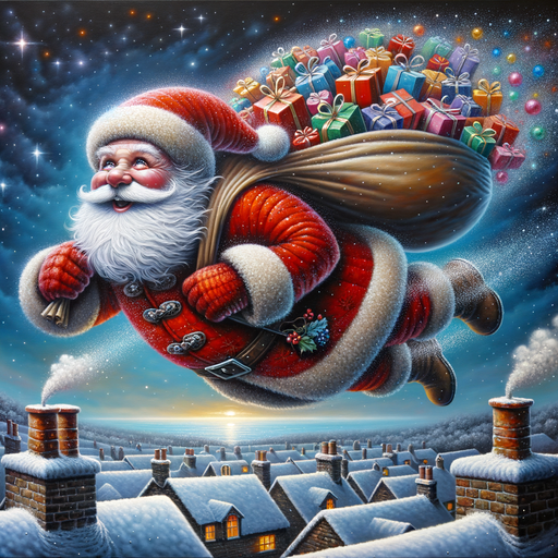 Santa Claus Jolly Adventure Paint By Diamonds Kits