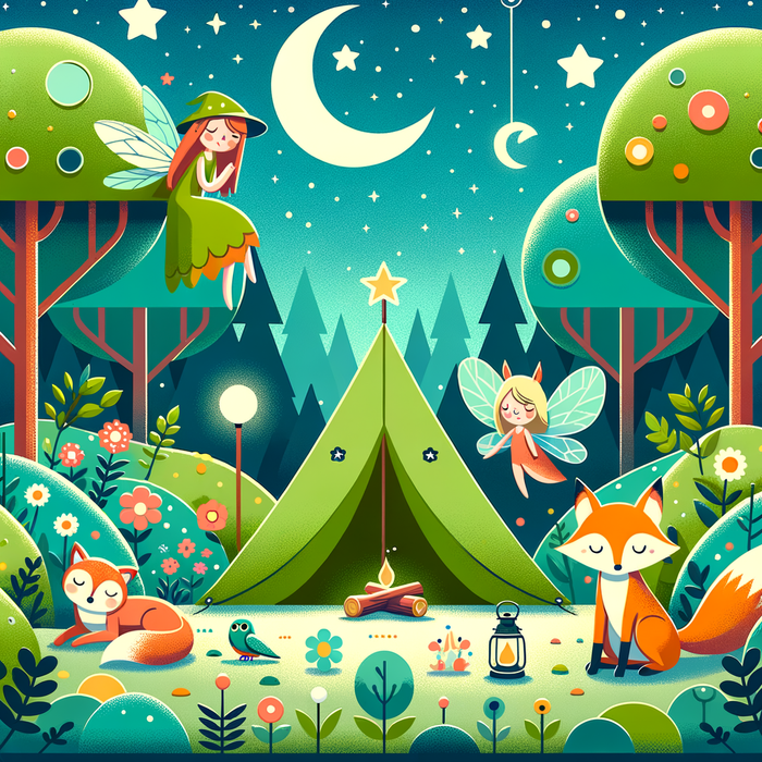 Fairy Forest Campout Paint By Color