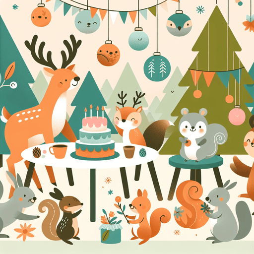Forest Friends Fiesta Paint By Diamonds