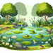 Peaceful Pond Creatures DIY Paint By Diamonds