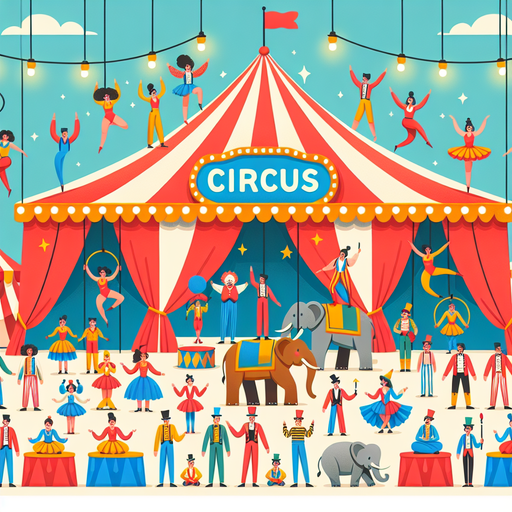 Circus Of Joyful Wonders Diamonded Painting Kits