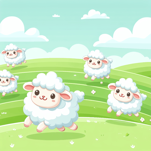 Rolling Hills Sheep Frolic DIY Paint By Diamonds
