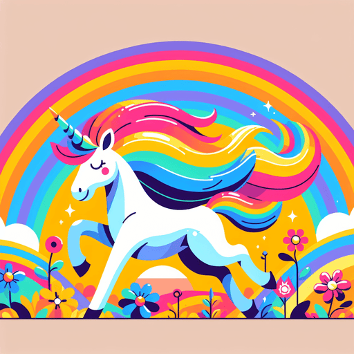 Rainbow Unicorn Dream Painting By Diamonds Kit