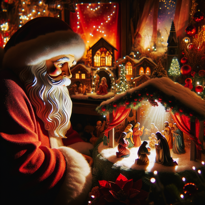 Santa's Nativity Wonder Diamonded Painting Kits