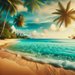 Tropical Paradise Haven Paint By Diamonds Art