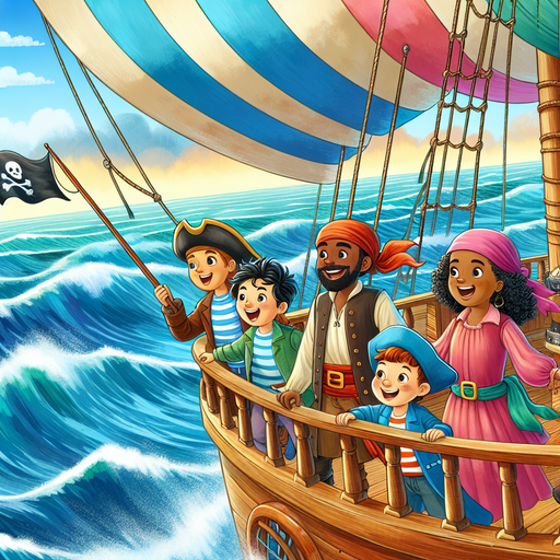 Adventurous Pirates Paint By Color